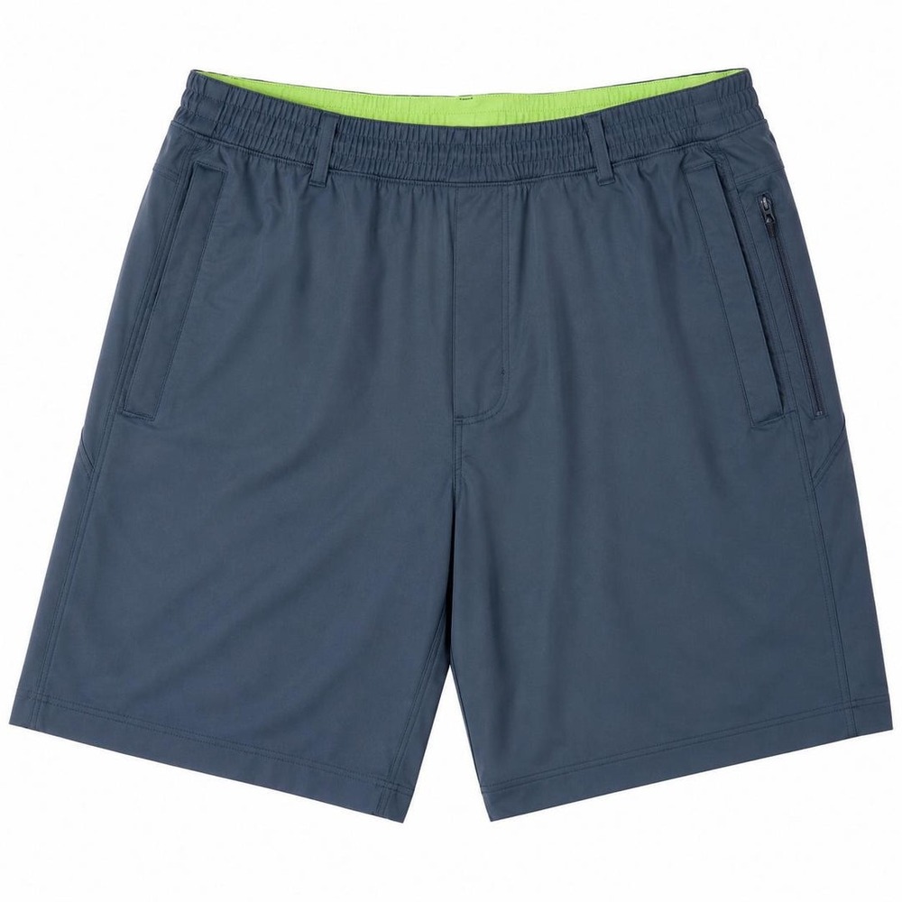 Birddogs Mens Shorts XL Navy Blue Classic Original 6" Twill Lined Outdoor Sporty